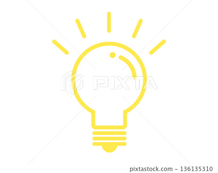 Inspiration icon (light bulb symbol) Inspiration icon (light bulb symbol) 136135310