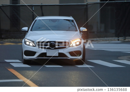 Luxury sedan 136135688