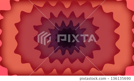 Abstract background with the image of intestines and mucus 136135690