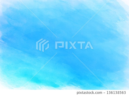 Watercolor abstract background light blue 136138563