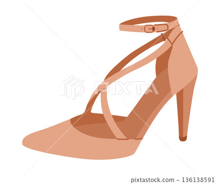 Nude ankle strap stiletto shoe women flat. Strappy dress sandal shoe for party, red carpet, photoshoot, festive wardrobe Nude ankle strap stiletto shoe women flat. Strappy dress sandal shoe for party, red carpet, photoshoot, festive wardrobe 136138591