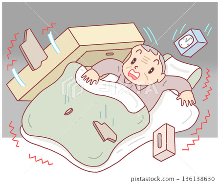 Natural Disaster - Earthquake occurs while sleeping 136138630
