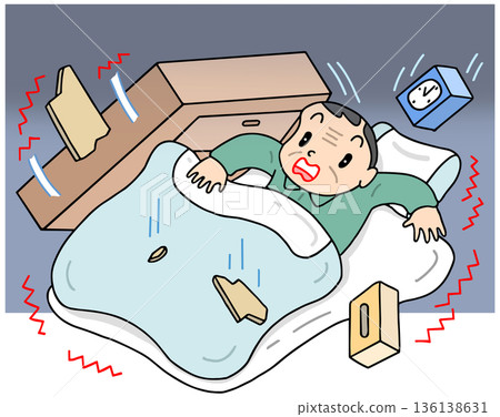 Natural Disaster - Earthquake occurs while sleeping 136138631