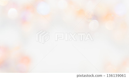 柔和的光球模糊漸層背景，膚色蒼白米色，美麗動人。 136139061