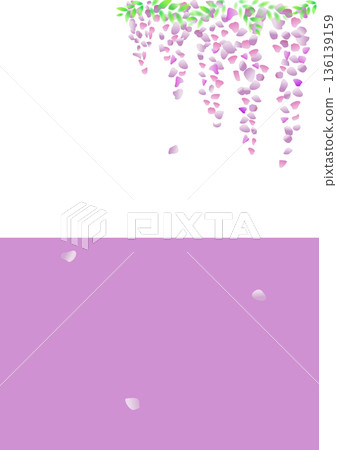 Wisteria flowers, purple cute background 136139159