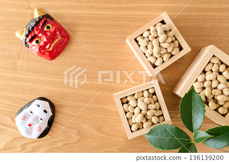 Bean-throwing and Setsubun image 136139200