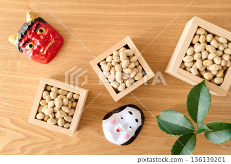 Bean-throwing and Setsubun image 136139201