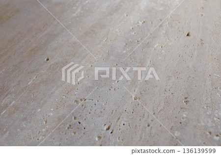 Travertine marble from an angle 136139599