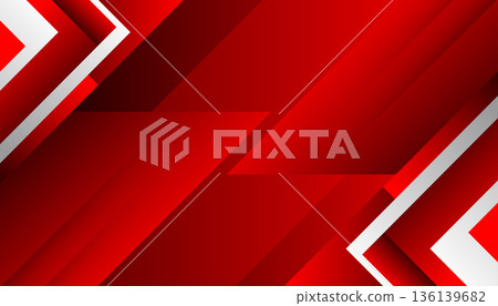 Red Abstract Geometric Background Red Abstract Geometric Background 136139682