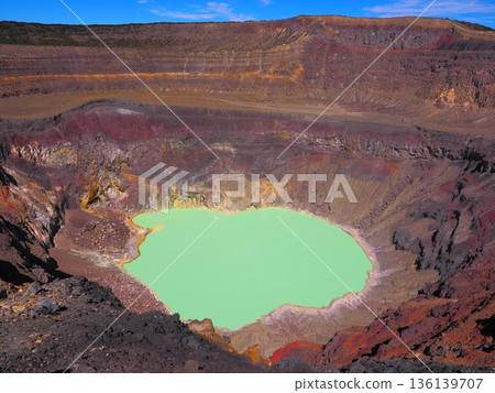 The crater of Santa Ana Volcano in El Salvador The crater of Santa Ana Volcano in El Salvador 136139707