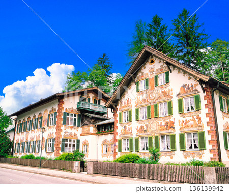 奧伯阿默高壁畫房屋 136139942