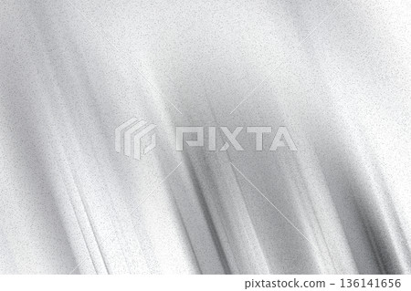 Minimalist monochrome silver texture background with diagonal charcoal shadows and heavy film grain effect for sophisticated design 136141656