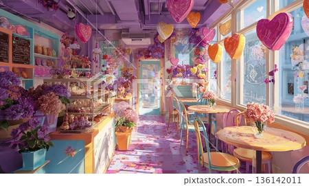 A stylish Valentine's Day cafe A stylish Valentine's Day cafe 136142011