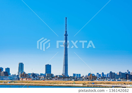 藍天下的中川與天空樹 藍天下的中川與天空樹 136142082