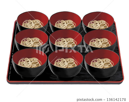 9碗萬古蕎麥麵（含托盤） 136142178