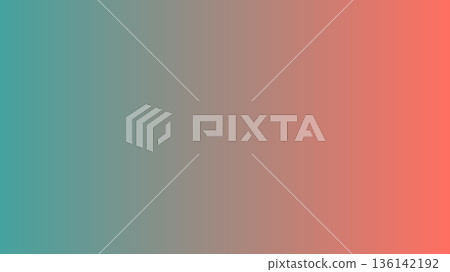 Teal Coral Gradient Background 136142192