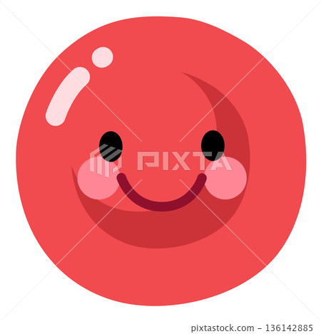 Red blood cell character 136142885
