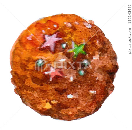 水彩巧克力 136143452