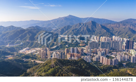 Jan 25 2026 Highrise Apartments Rise Against Forested Hills In Tai Wai Jan 25 2026 Highrise Apartments Rise Against Forested Hills In Tai Wai 136144878