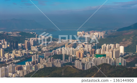 Jan 25 2026 ShaTin Cityscape Between Mountains And ShingMun River Valley 136144900