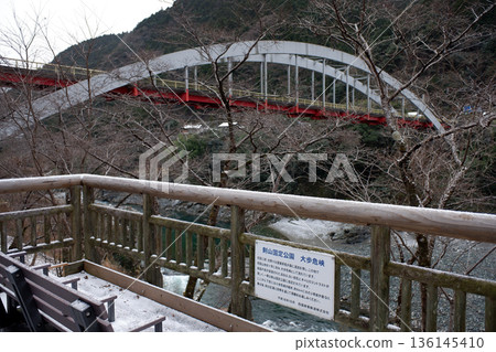 德島縣大伏峽和大伏橋 136145410