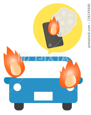 手機電池引發汽車起火 手機電池引發汽車起火 136145680