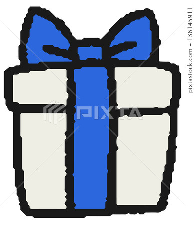 手繪禮盒插圖 136145911