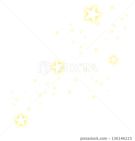 yellow glitter star illustration 136146223