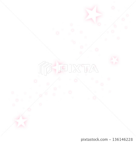 Light pink sparkling star illustration 136146228