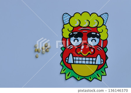 節分紅魔鬼幸運豆 136146370