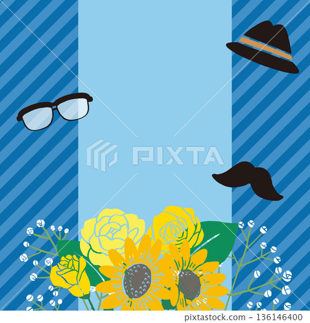 父親節向量插圖橫幅(無文字)| 適用於六月活動廣告的通用設計素材 父親節向量插圖橫幅(無文字)| 適用於六月活動廣告的通用設計素材 136146400