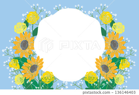 父親節向量插圖橫幅（無文字）| 適用於六月活動廣告的通用設計素材 136146403