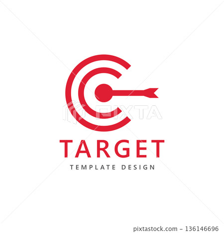 Target logo arrow direction circle target vector Target logo arrow direction circle target vector 136146696