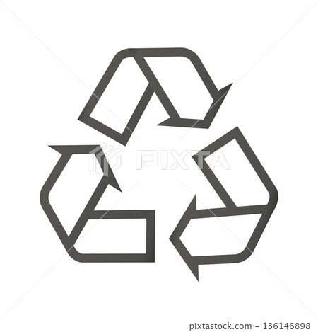 鋰離子電池回收標誌 136146898