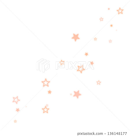 Illustration of two types of light orange stars Illustration of two types of light orange stars 136148177