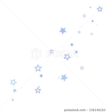 淺藍色兩種恆星的插圖 136148183