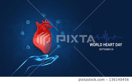 Heart pulse and heartbeat. world heart day. health care medical focus heartbeat for checking the function of the patient heart. modern simple design for medical apps, websites and hospital. vector. Heart pulse and heartbeat. world heart day. health care medical focus heartbeat for checking the function of the patient heart. modern simple design for medical apps, websites and hospital. vector. 136148456