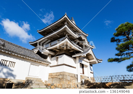 Tamamo Park, Takamatsu Castle Ruins, Tsukimi Yagura, Takamatsu City, Kagawa Prefecture 136149046