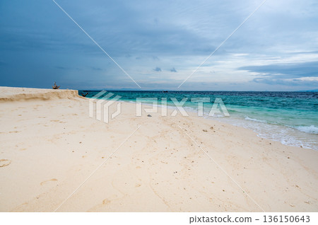 View of Bamboo island, Ko Phi Phi, Thailand. Tropical island, concept of summer vacation in paradise. View of Bamboo island, Ko Phi Phi, Thailand. Tropical island, concept of summer vacation in paradise. 136150643