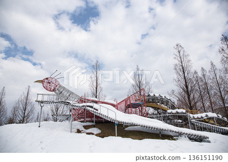 Snow-covered Municipal Museum 136151190