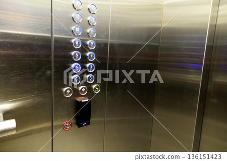 Elevator floor buttons 136151423