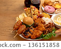 Image of a diet centered around fried foods that are high in fat 136151858