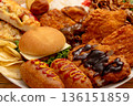 Image of a diet centered around fried foods that are high in fat 136151859