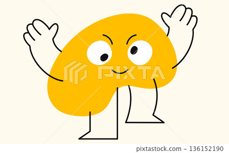 Cute blob element. 136152190