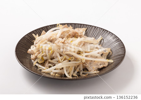 炒豬肉豆芽 炒豬肉豆芽 136152236