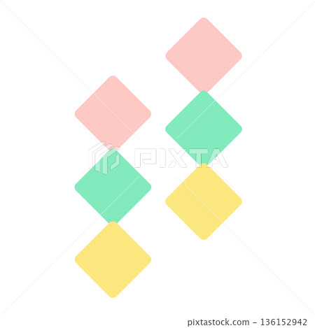 女兒節掛飾插圖 136152942