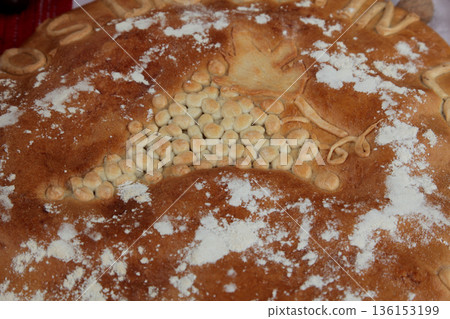 Closeup of delicious homemade bread Closeup of delicious homemade bread 136153199