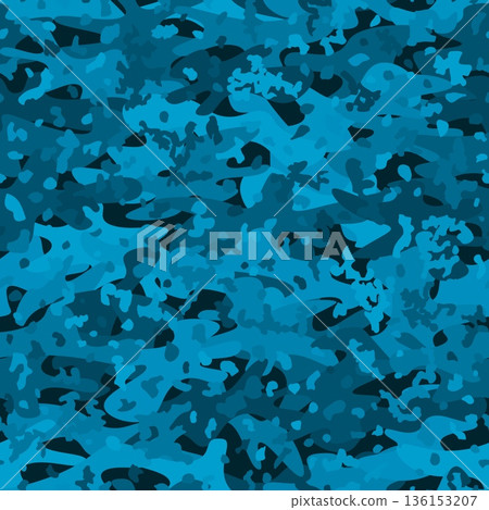 Denim blue colors seamless pattern background clothing masking camo print Denim blue colors seamless pattern background clothing masking camo print 136153207