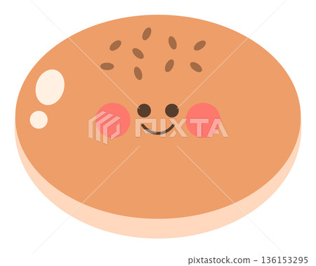 Cute bean bun Cute bean bun 136153295