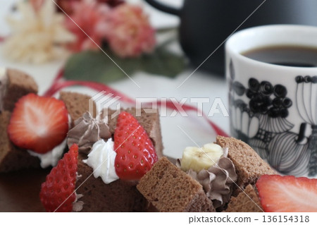 情人節手工迷你戚風蛋糕 136154318